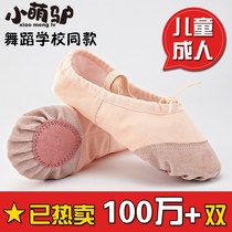 Dance shoes children Womens soft bottom practice Cat Claw Boys and Girls summer professional dancing shoes red and black body Chinese Ballet