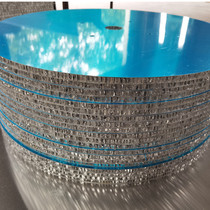 Manufacturer custom aluminum honeycomb composite panel wood grain stone aluminum honeycomb panel fireproof FRP compartment honeycomb panel