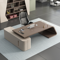 Light luxury desk toasting manager table chair desk furniture office chair combination creative boss table