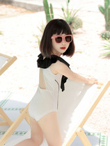 2021 new childrens swimsuit women summer baby one-piece girls middle and large children cute children fashion swimming equipment