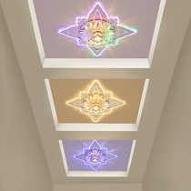 Led Colorful crystal aisle light Corridor light Entrance light Foyer Home light Embedded spotlight downlight Aisle light