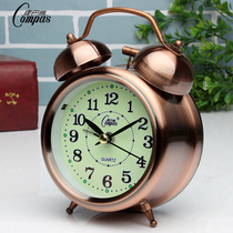 Kombus gets up difficult for a difficult voice of a minimal alarm clock student alarm metal ultra-loud silent bedside alarm clock