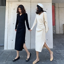 Pregnant women autumn set Fashion Net red 2021 New Tide coat spring and autumn pregnant women dress Autumn Sweater