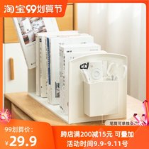 Free installation of book stand student table with book block book on office file rack A4 book sorting storage box creativity