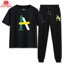 Boy short sleeve suit Summer sports new CUHK Scout clothes Childrens clothes Two sets of damp 15 years old