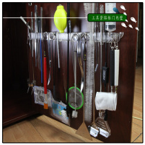  Acrylic aquatic scissors tool rack Fish tank cleaning utensils Grass tank tweezers rack Cabinet for wall-mounted storage