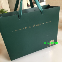 Clothing store mens and womens handbags paper bags custom printed LOGO shoe box bag high-end gift shopping bag customization
