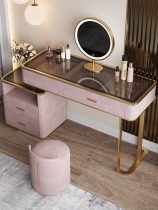 Light luxury dresser desk integrated modern minimalist 2021 new ins wind solid wood bedroom premium makeup table