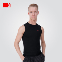 Nina art new mens vest training uniforms mens modern dance clothing casual tide sleeveless round neck T-shirt