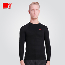 NY Na Yi dance suit men seamless long sleeve stretch function pressure shirt mens modern dance top training suit