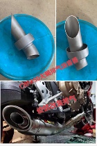 Suitable for CB650R CB650F CBR650R Scorpio exhaust silencer Scorpio silencer