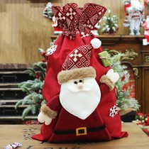 Christmas Day Decoration Christmas Eve Apple Bag Gift Box Large Santa Claus Gift Bag Candy Bag Gift Box