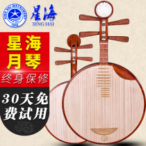 Beijing Xinghai Yueqin musical instruments 8213 professional Xipi Erhuang Yueqin musical instruments Beijing opera accompaniment send accessories