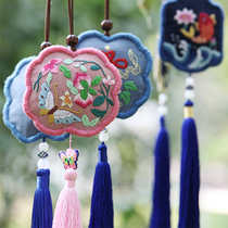 Baby fetal hair souvenir diy handmade home-made lucky bag Peace charm car pendant Permanent storage collection box