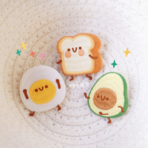 Lovely embroidered chest needle cloth cartoon bag bag pack accessories