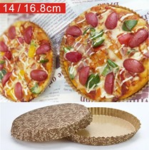 Baking mold Large coated paper cup High temperature and oil-proof bread paper tray Cake pizza tray 300 pcs