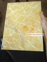 Light transparent imitation natural jade marble background wall image Wall bar front desk ceiling ceiling light sheet material