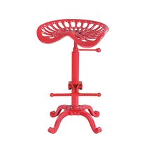 Factory hot selling industrial wind furniture creative tractor cast iron seat rotating lifting bar chair iron bar chair