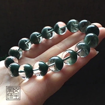 Brazil collection grade natural crystal green ghost cornucopia bracelet mens money transfer business single Circle Bracelet hand string