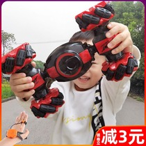 Gesture sensing deformation remote control car large stunt torsion car charger electric four-wheel drive climbing car Children Toy Boy