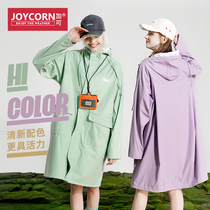 joycorn plus fashion raincoat female summer adult student coat poncho long single body bag