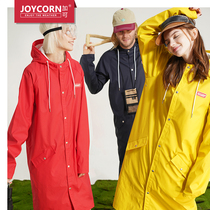 joycorn plus raincoat women coat anti-rainstorm fashion long full body men riding electric battery car poncho