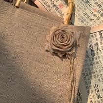 Hand original design dry rose chest needle silence retro wind retro style Chinese chest clamp two wearing accessories