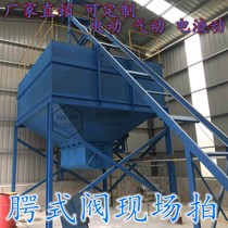 Custom electro-hydraulic stainless steel sector palate valve discharge valve abrasion-proof manual pneumatic palate gate discharge valve