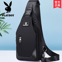 Playboy chest Bag Mens bag shoulder shoulder bag casual mens bag fashion chest small backpack cross bag tide