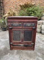 Old furniture solid wood porch cabinet