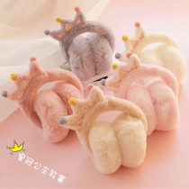 Winter childrens earmuffs keep warm Korean version of cute children Girls plus velvet padded earmuffs earmuffs earmuffs earmuffs