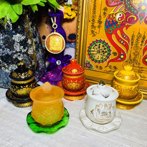 Thailands new ceramic Lotus Saint heating sales recommended glass glass Holy water cup shock low price