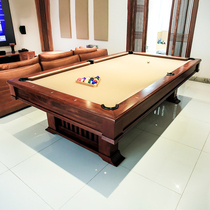 Billiard table Chinese villa custom standard adult home black 8 nine ball table carving table table conference table table