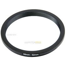 58mm-52mm 58-52mm filter adapter ring suitable for SLR camera accessories filter UV adapter