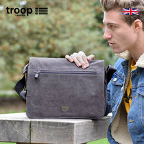 British Troop casual fashion Men bag youth New Men Mens shoulder bag backpack canvas bag horizontal shoulder
