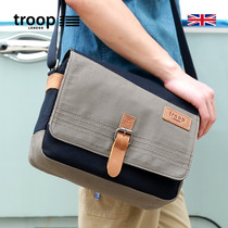 Troop shoulder bag men Canvas fashion casual shoulder shoulder bag backpack mens cross bag new trendy mens bag