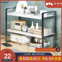 Desktop Bookshelf Simple Shelve Office Stratix Sorting and containing shelves Students table Iron art Small bookcase