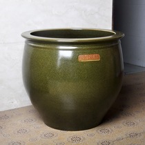 Jingdezhen ceramic water tank 20kg 50kg 100kg water tank turtle goldfish tank lotus water lily tank potted