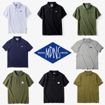 Tide brand madness short-sleeved embroidered POLO shirt Yu Wenle with mdns mens business casual T-shirt summer
