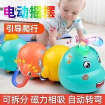 Childrens electric Caterpillar will run and walk and sing 1 a 2 year old baby boy girl baby tremble toy