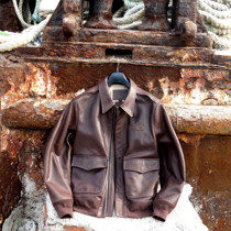 (Batches at least doubled) Great escape A2 Imports of young leather headlayer genuine leather leather jacket flying leather jacket