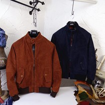 Lose money selling Harrington G9 leather leather Suede cowhide classic British leather jacket men