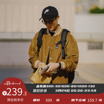 PSO Brand Vintage Corduroy Baseball Jersey Jacket Mens Tide Loose Spring and Autumn Japanese Couples Outfit Handsome Jacket