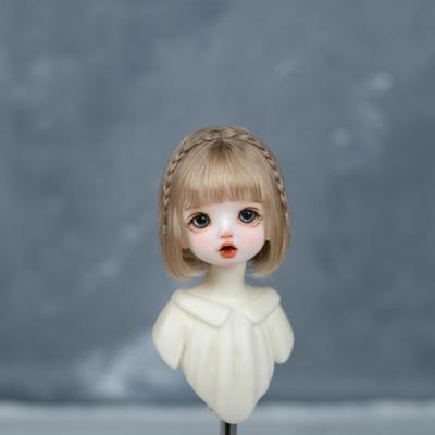 taobao agent [30,000 Dean Spot] BJD wig 6 -point Russian short hair 4 points 6 points Elastic hair net soft glue hard head shell