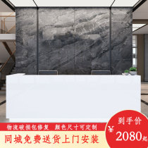 Shanghai factory direct paint reception front desk modern Simple Beauty Salon Bar Hotel Hotel Welcome cashier