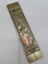 Antiques antiques rural Miscellaneous old objects old bronze pure bronze dragon horse ruler