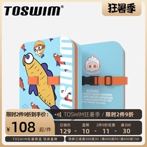 TOSWIM swimming back drift Children learn to swim auxiliary artifact Adult beginner water board floating board auxiliary tool