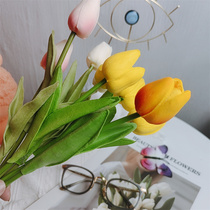 Glass shop counter simulation flower Dutch tulip photo props hot piece decoration shoot display