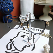 Glasses shop transparent acrylic single stand vertical simple fashion sunglasses sun glasses display stand display shelf