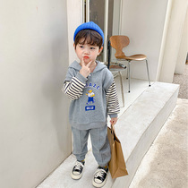 Childrens clothing boys autumn suits childrens sports foreign gas Korean baby Autumn boys spring and autumn thin handsome tide